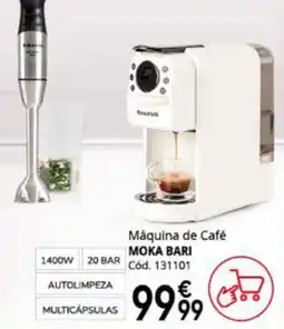 Conforama Máquina de Café Moka Bari promoção