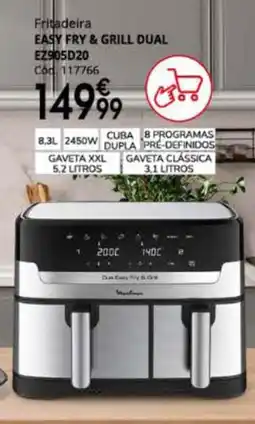 Conforama Fritadeira easy fry & grill dual promoção