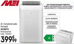 Conforama Ar condicionado portatil mei promoção