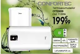 Conforama Confortec termoacumulador cfts5020 promoção