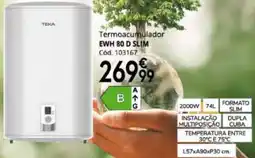 Conforama Teka termoacumulador ewh 80 d slim promoção