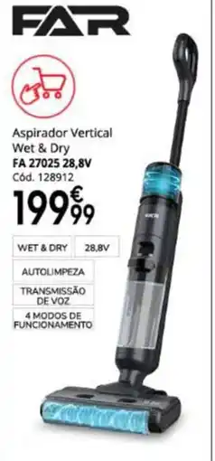 Conforama far aspirador vertical wet & dry promoção