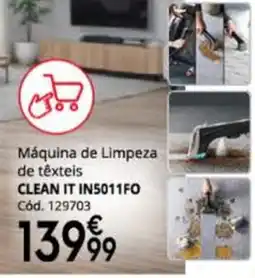Conforama Máquina de Limpeza de têxteis CLEAN IT IN5011FO promoção