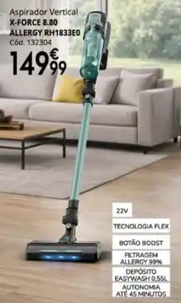 Conforama aspirador vertical x-force 8.80 allergy promoção