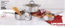 Conforama Trem de cozinha silver promoção