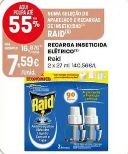 Intermarché Recarga inseticida elétrico raid promoção