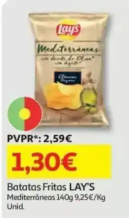 Auchan Batatas Fritas LAY'S Mediterrâneas promoção