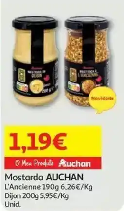 Auchan Mostarda auchan promoção
