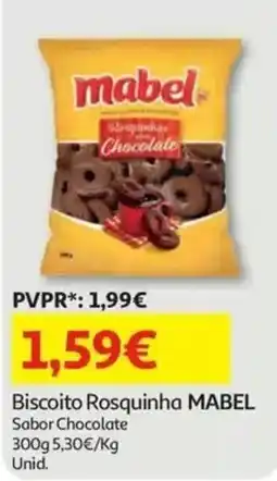 Auchan Biscoito Rosquinha MABEL Sabor Chocolate promoção