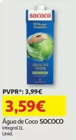 Auchan Água de Coco Sococo promoção