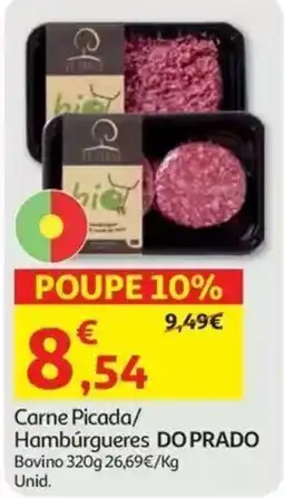 Auchan Carne Picada/ Hambúrgueres DO PRADO promoção