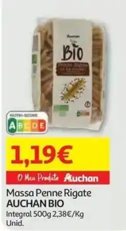Auchan Massa Penne Rigate Auchan Bio promoção