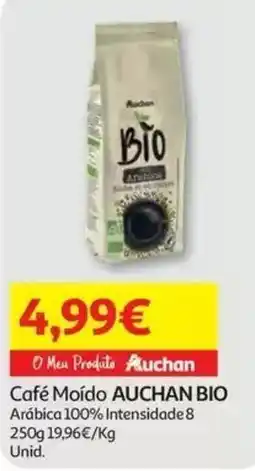 Auchan Café Moído AUCHAN BIO promoção