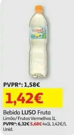 Auchan Bebida Luso Fruta promoção