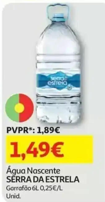 Auchan Água Nascente Serra da Estrela promoção
