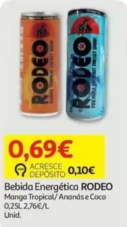 Auchan Bebida Energética Rodeo promoção