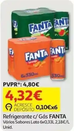 Auchan Refrigerante c/ Gás FANTA promoção