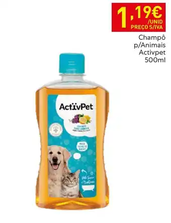 Recheio Champô p/Animais Activpet promoção