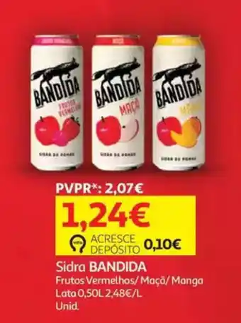 Auchan Sidra BANDIDA promoção