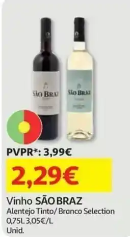 Auchan Vinho SÃO BRAZ promoção