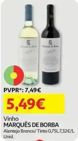 Auchan Vinho marquês de borba promoção