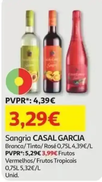 Auchan sangria casal garcia promoção