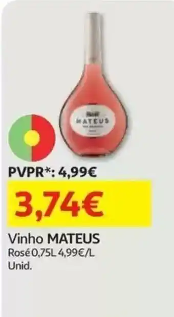 Auchan Vinho mateus promoção