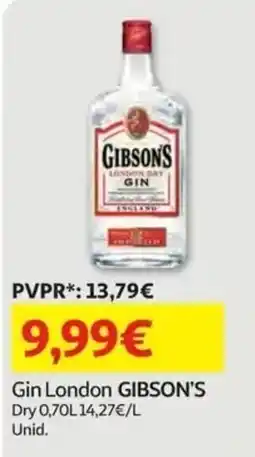 Auchan gin london gibson's promoção