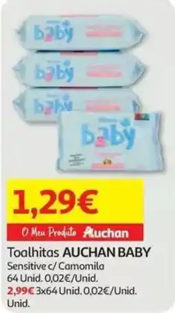 Auchan toalhitas auchan baby promoção
