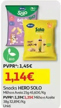 Auchan Snacks hero solo promoção