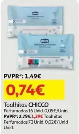 Auchan Toalhitas chicco promoção