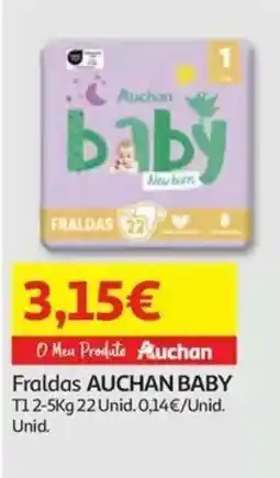Auchan Fraldas auchan baby promoção