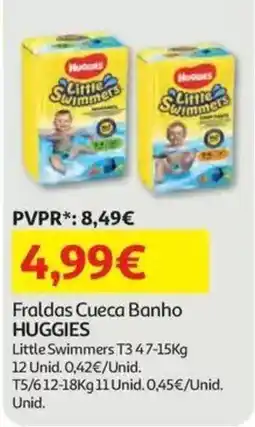 Auchan Fraldas Cucea Banho Huggies promoção