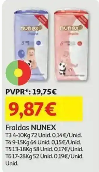 Auchan Fraldas nunex promoção