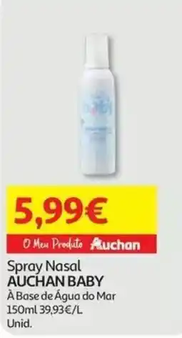 Auchan spray nasal auchan baby promoção