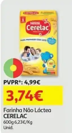 Auchan Farinha Não Láctea CERELAC promoção