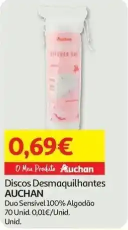 Auchan discos desmaquilhantes auchan promoção