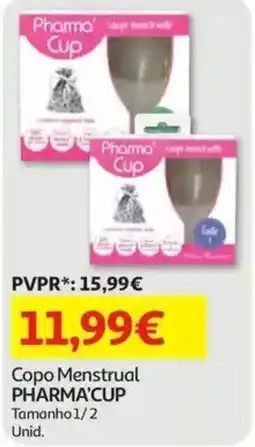 Auchan copo menstrual pharma'cup promoção