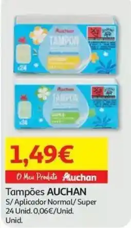 Auchan Tampões auchan promoção