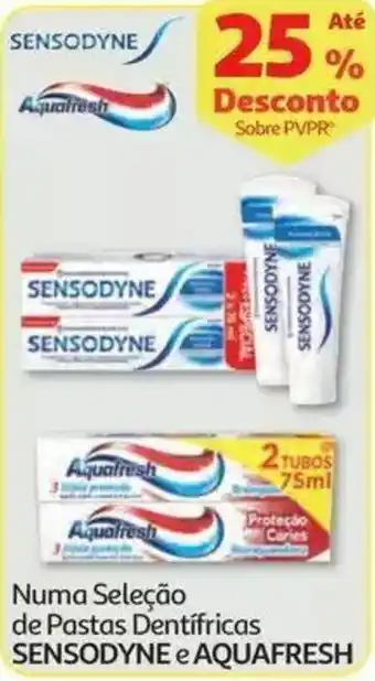 Auchan sensodyne e aquafresh promoção