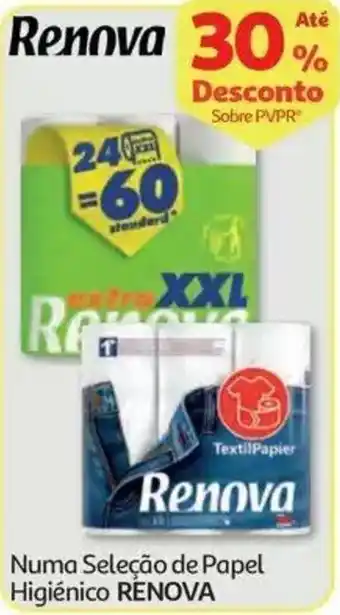 Auchan Papel Higiênico Renova promoção
