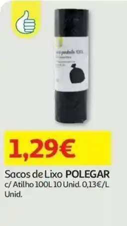 Auchan Sacos de Lixo POLEGAR promoção