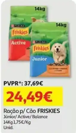 Auchan Ração p/ Cão FRISKIES promoção