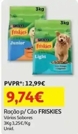 Auchan Ração p/ Cão FRISKIES promoção