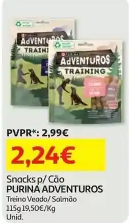 Auchan Snacks p/ Cão Purina Adventuros promoção