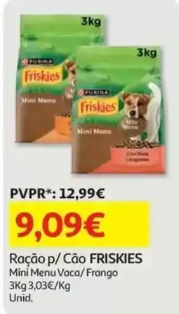 Auchan Ração p/ Cão FRISKIES promoção
