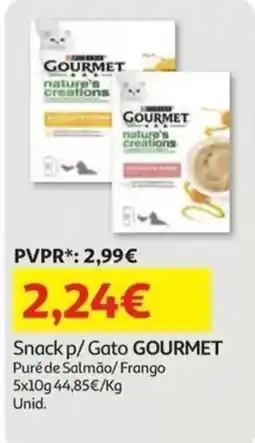Auchan Snack p/ Gato GOURMET promoção