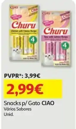 Auchan Snacks p/ Gato CIAO promoção
