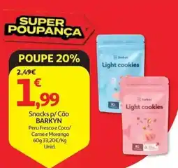 Auchan Snacks p/ Cão Barkyn promoção