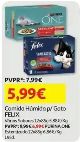 Auchan Comida Húmida p/ Gato FELIX promoção